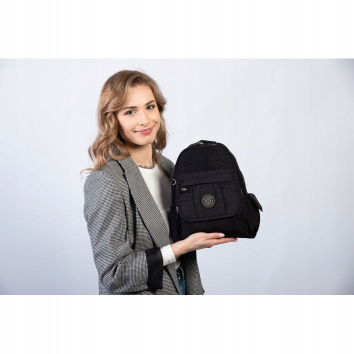 Women's backpack small sports youth backpack black fashionable SP-10-BL Brand BAG STREET