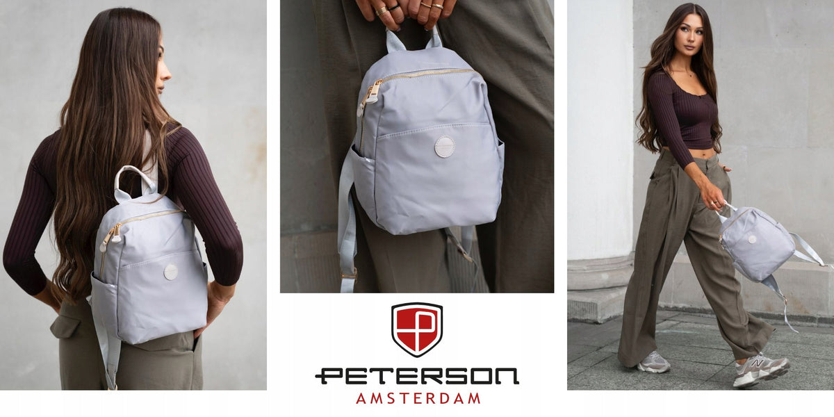 Women's backpack stylish urban for work elegant fashionable Peterson roomy Packaging status original