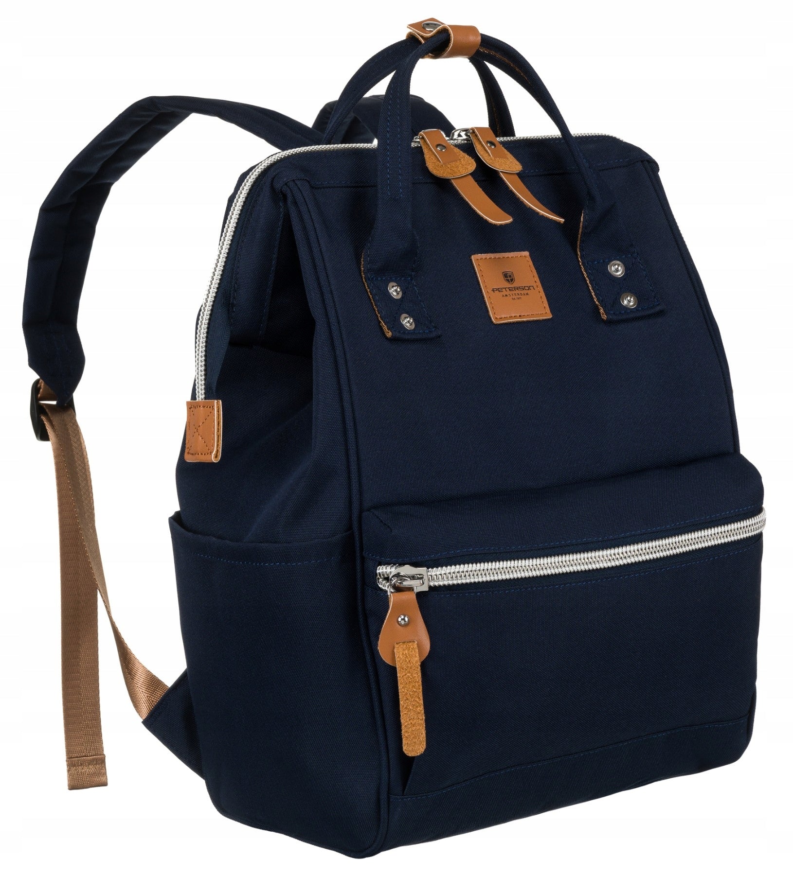 Women's backpack with USB city travel laptop for airplane fashionable Peterson Brand Peterson