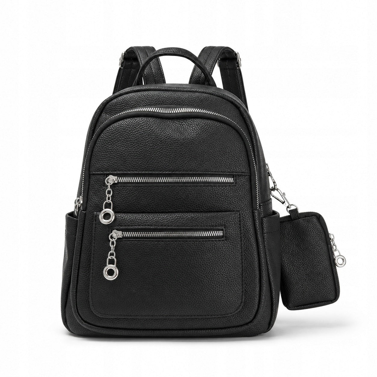 Women's backpack with wallet
