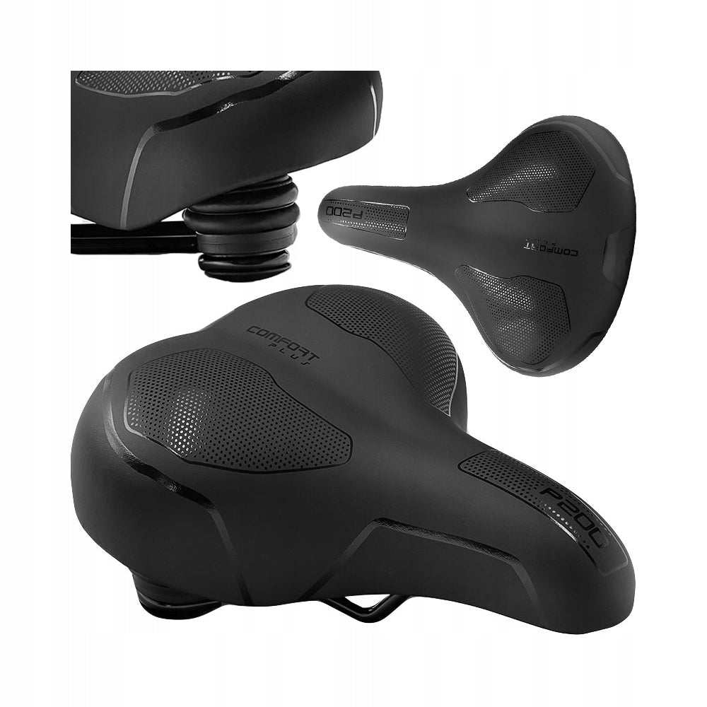 Women's bicycle saddle comfortable for bicycle black