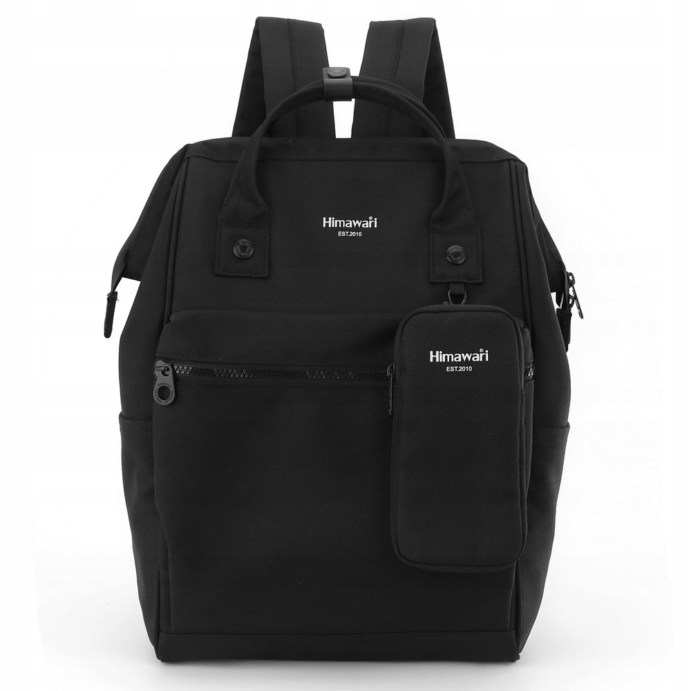 Women's city backpack Himawari 1027 for laptop 15,6 + removable case black