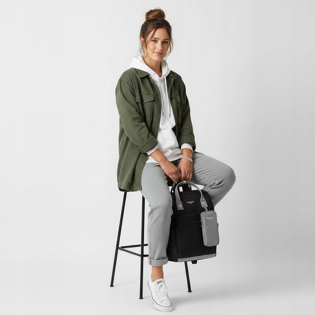 Women's city backpack Himawari 1027 for laptop 15,6 + removable case czar-sz Packaging status original