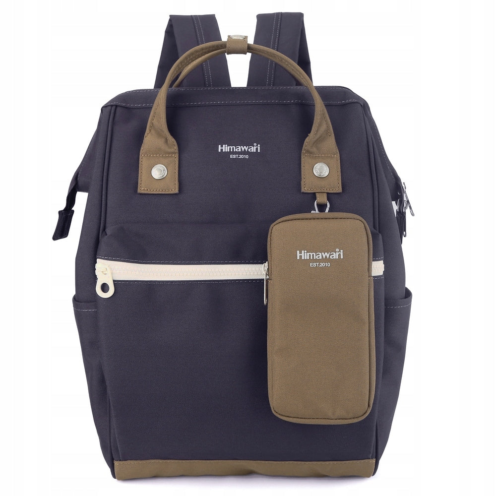 Women's city backpack Himawari 1027 for laptop 15,6 + removable case fiol-br