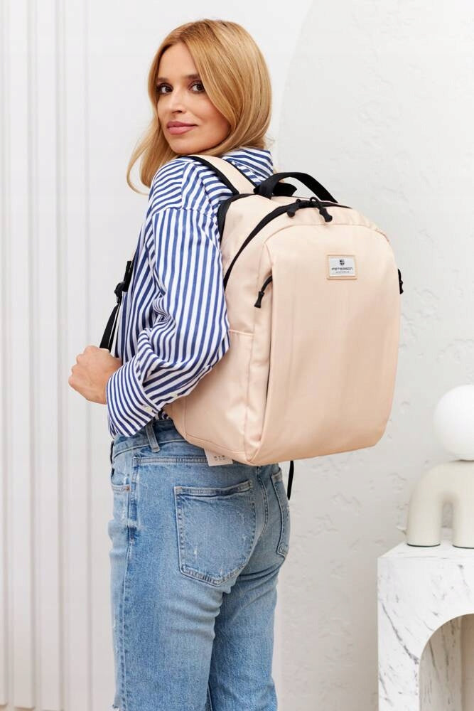 Women's city backpack Peterson roomy with laptop space practical Packaging status original