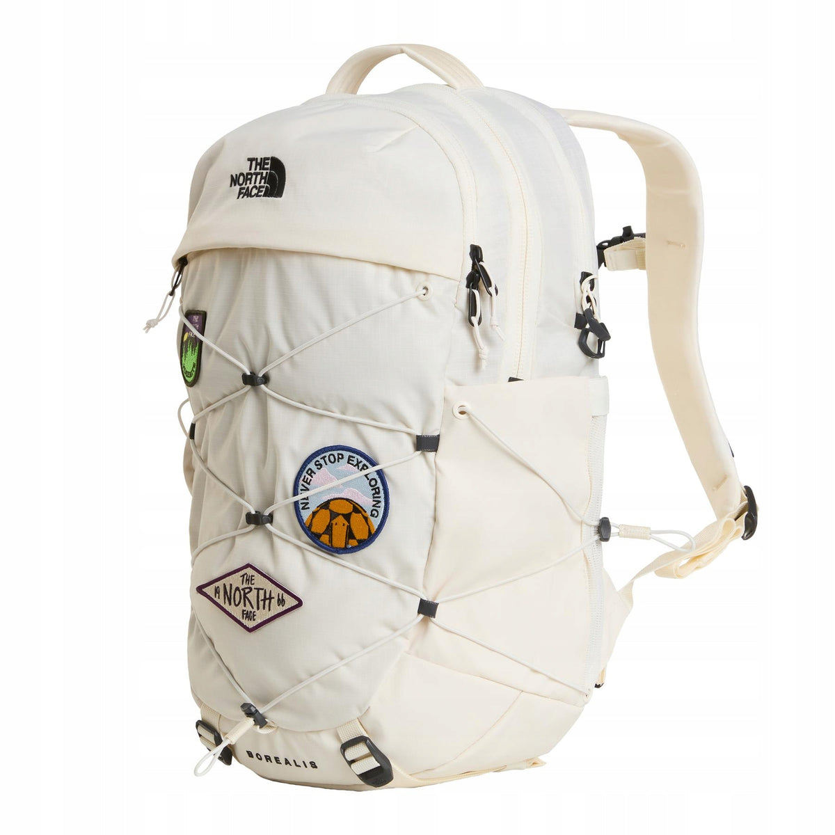 Women's city backpack The North Face BOREALIS PATCH beige NF0A8KE90E8 Dimensions large (A4 size)