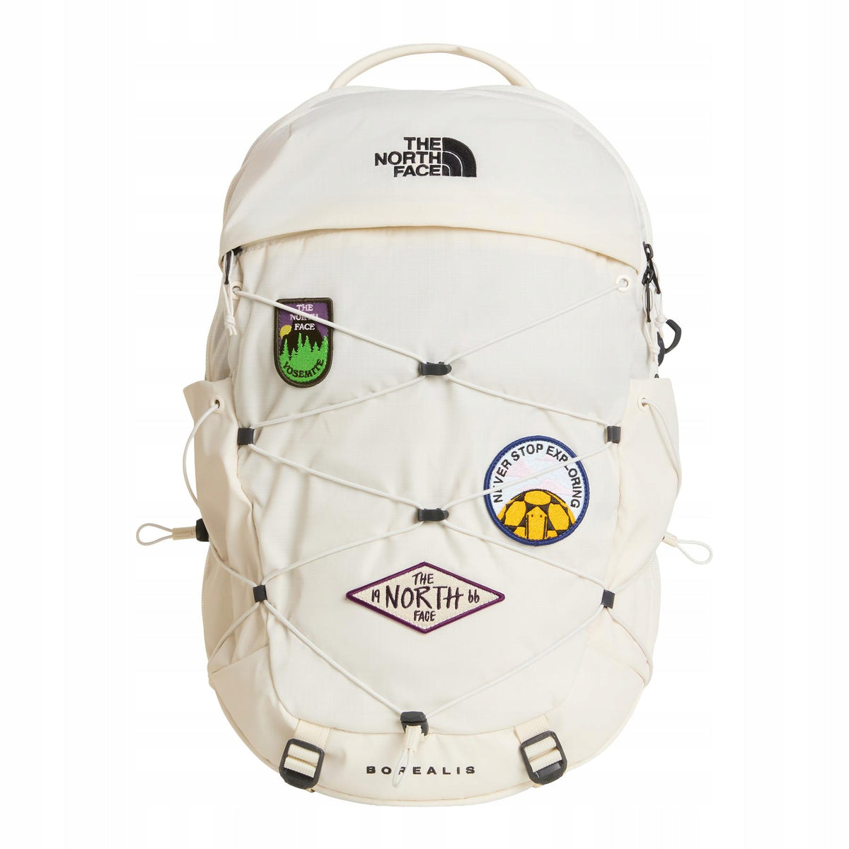 Women's city backpack The North Face BOREALIS PATCH beige NF0A8KE90E8