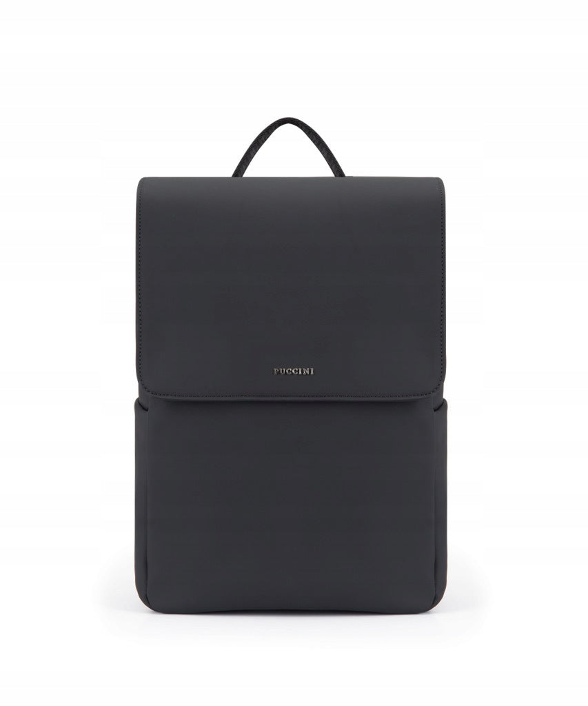 Women's city backpack for laptop work 14'' PUCCINI black PM9021-1c Brand PUCCINI