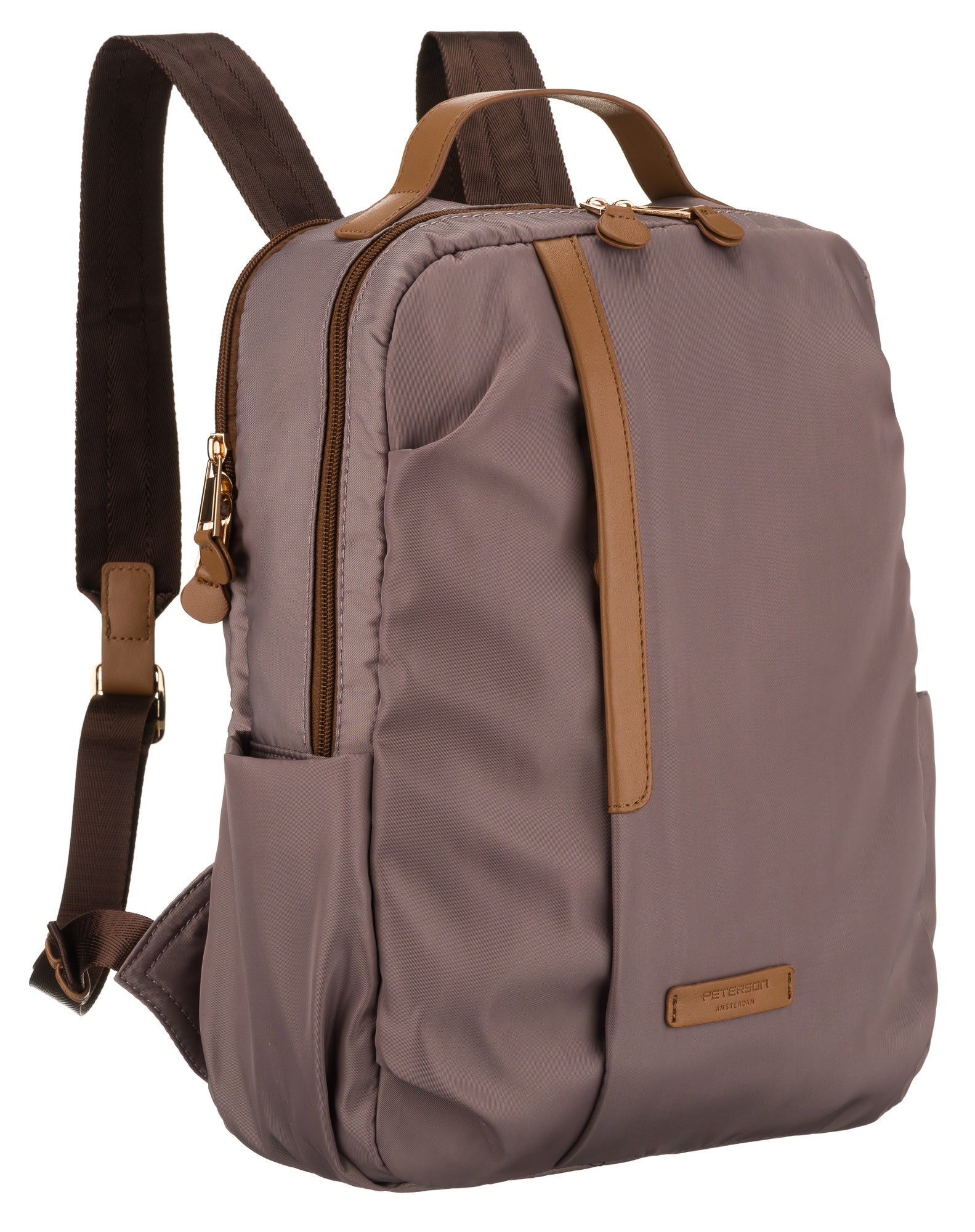 Women's city backpack for university work elegant roomy Peterson fashionable