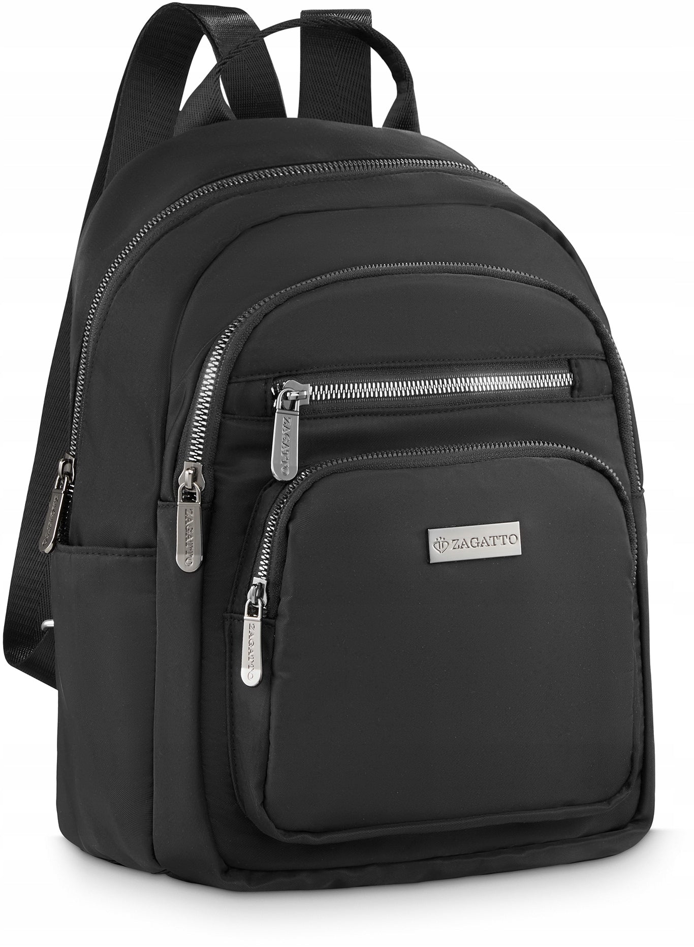 Women's city backpack small backpack for women material black ZAGATTO Brand Zagatto
