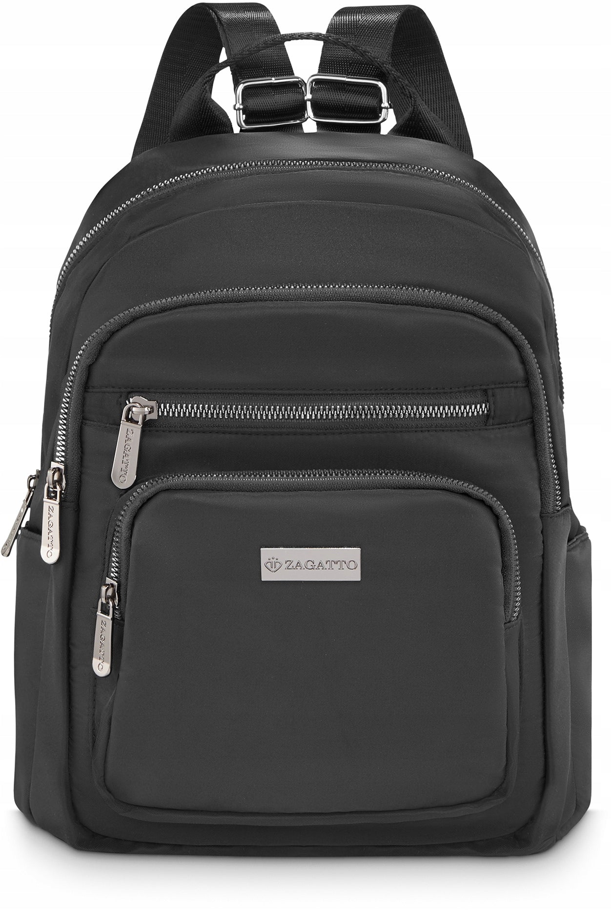 Women's city backpack small backpack for women material black ZAGATTO
