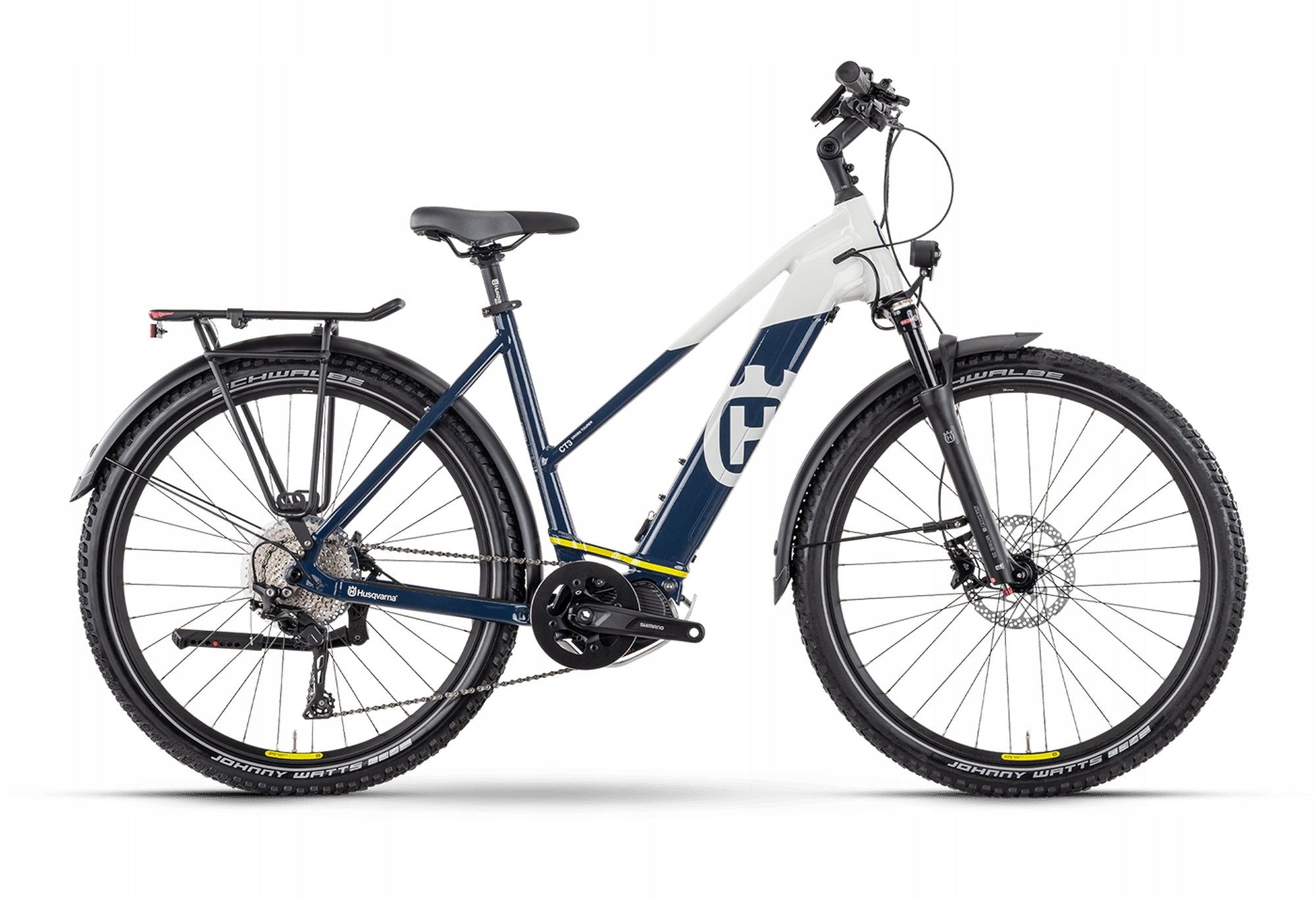 Women's electric bike Husqvarna Cross Tourer CT3 Lady L 50 cm 27.5" 85 Foldability self-assembly, adjustable