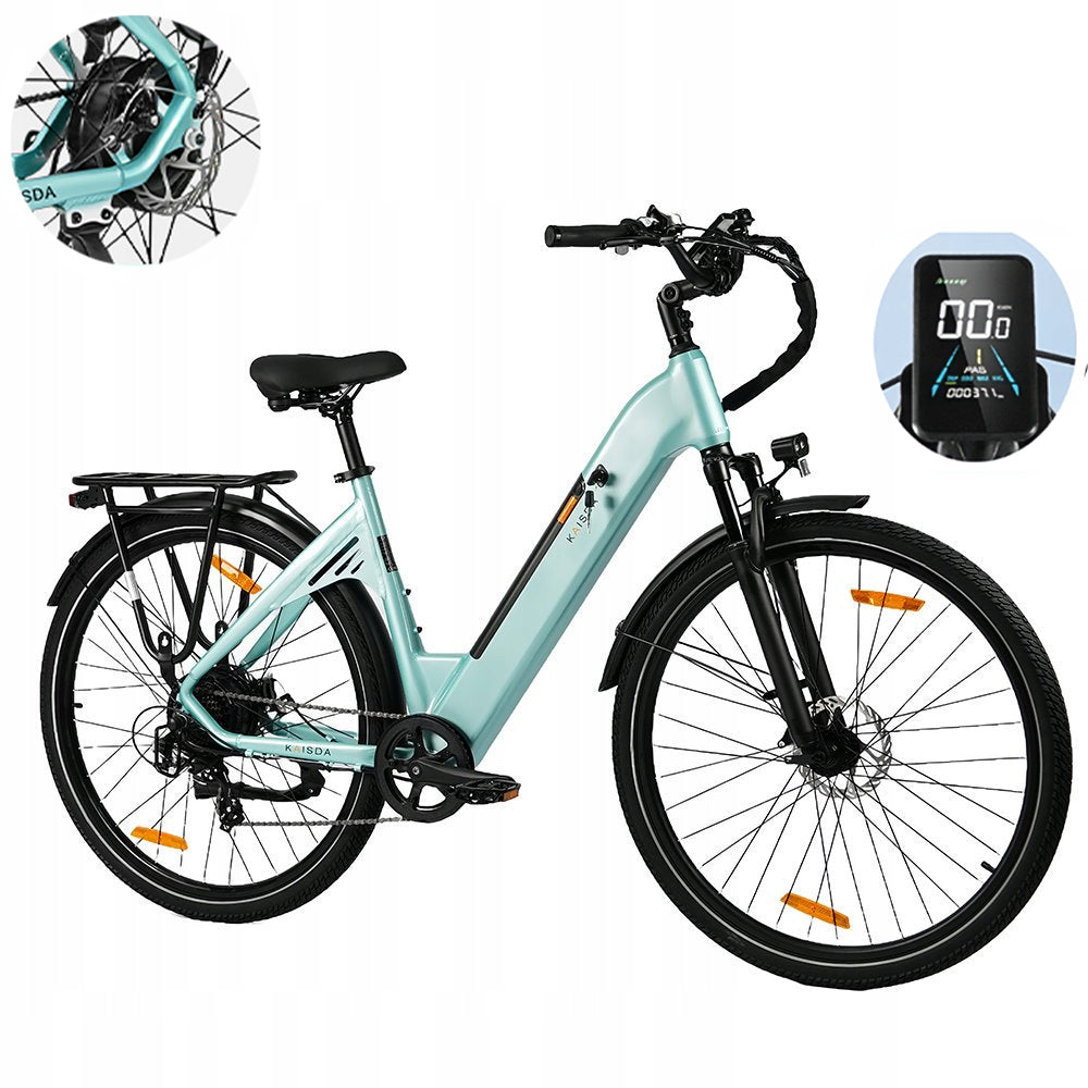 Women's electric bike KAISDA K608 250W 52Nm 36V 20Ah 120HP 28“ tires