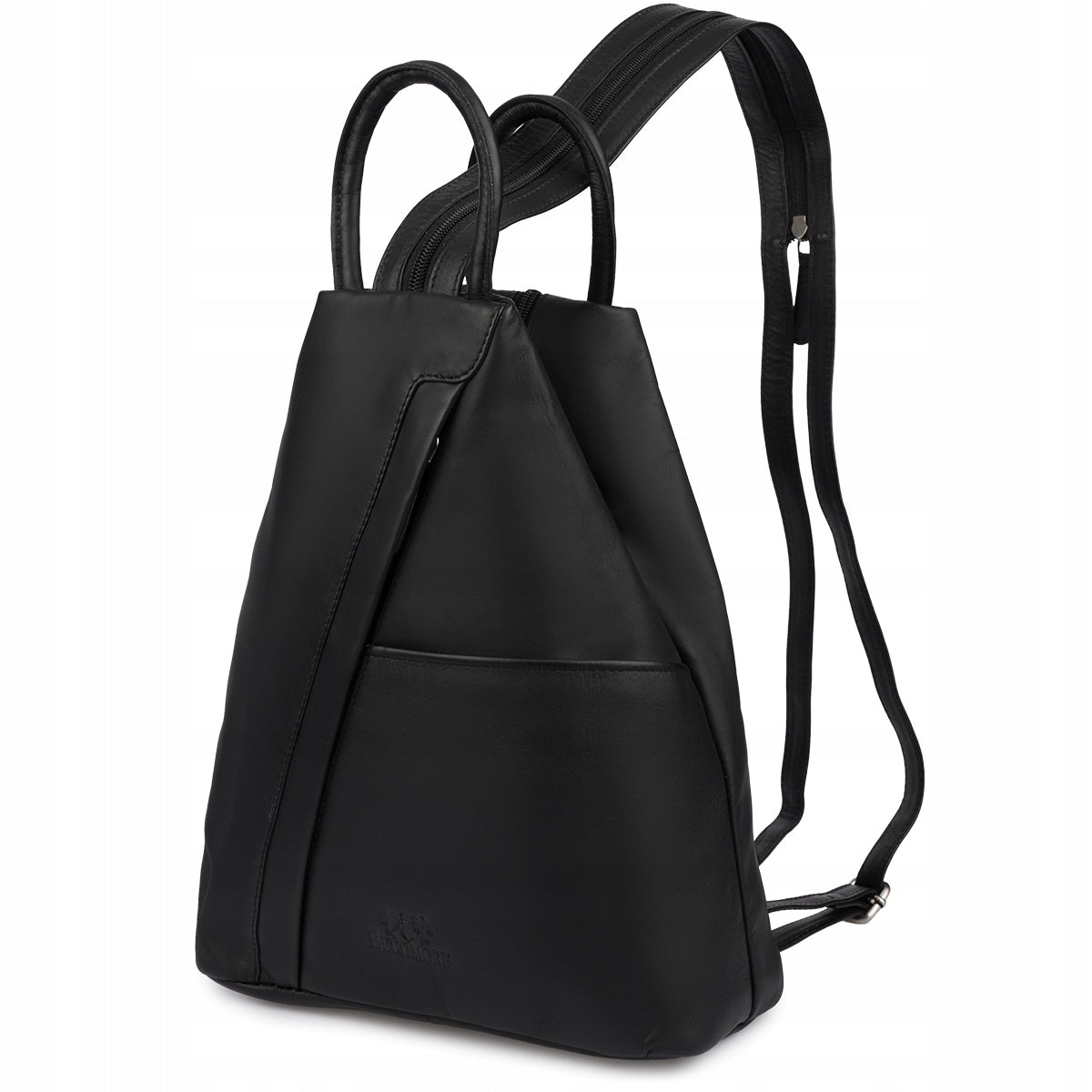Women's leather backpack iconic Italian shoulder black backpack Beltimore