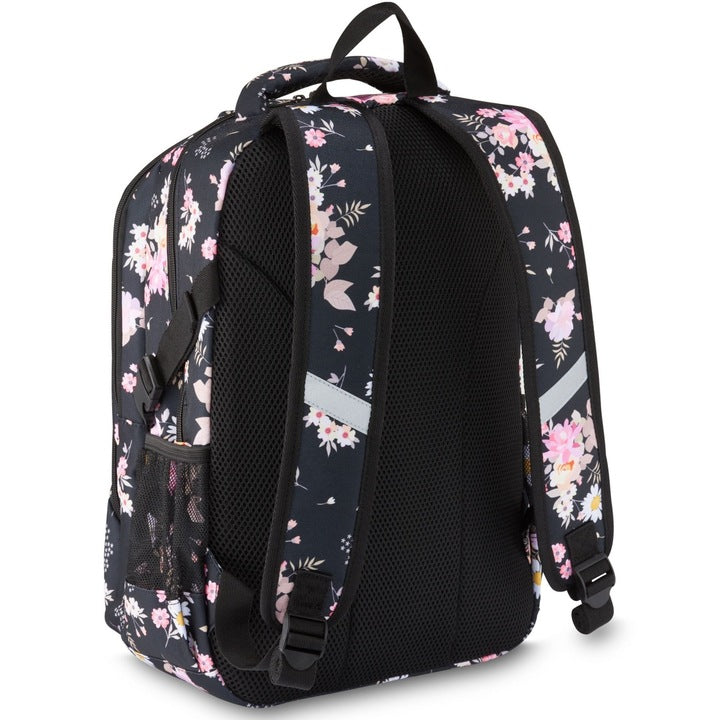 Women's school backpack large roomy with flowers ZAGATTO ZG879 Brand Zagatto