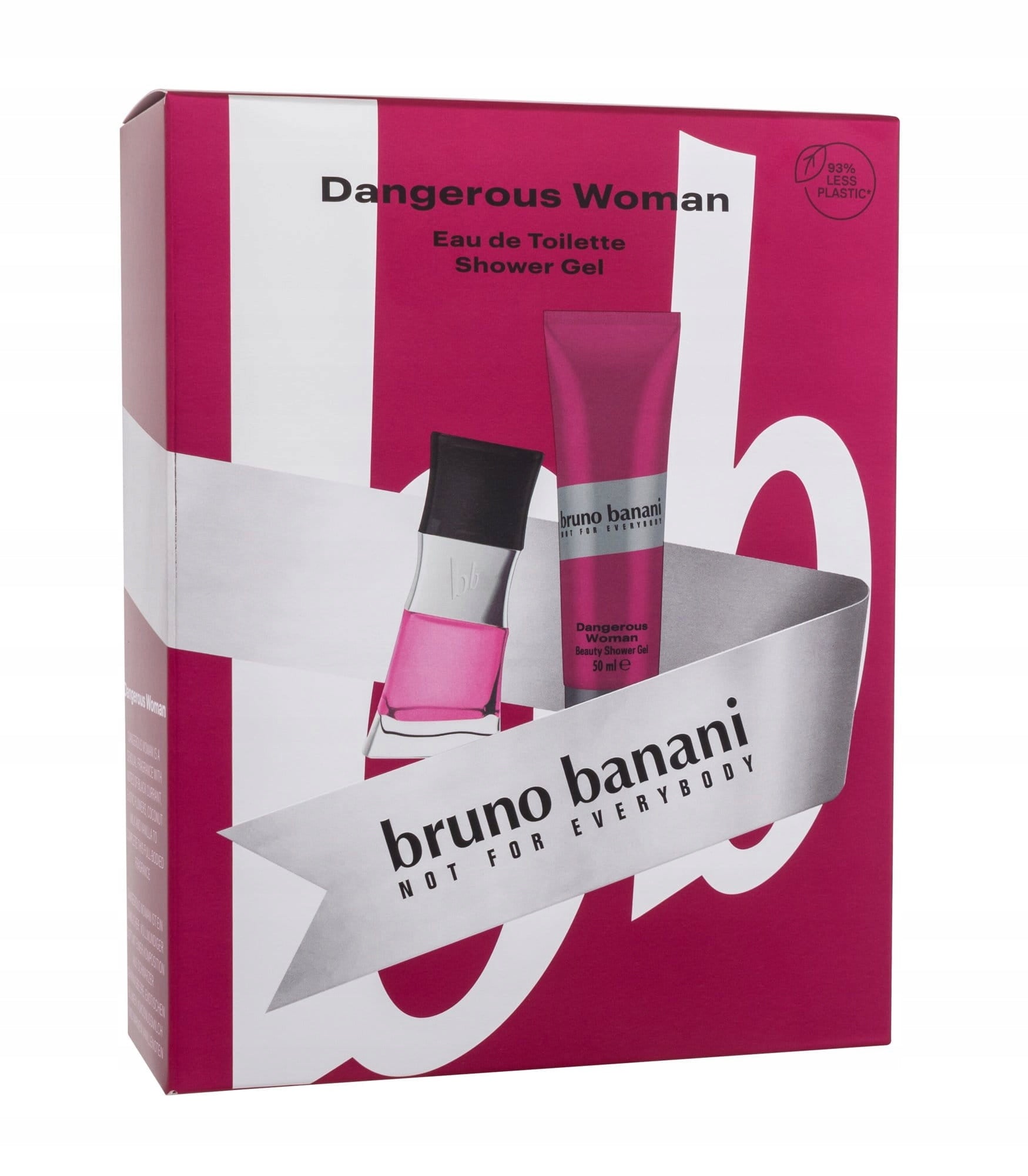 Women's set Bruno Banani Dangerous Woman edt 30ml + Gel 50ml gift Set