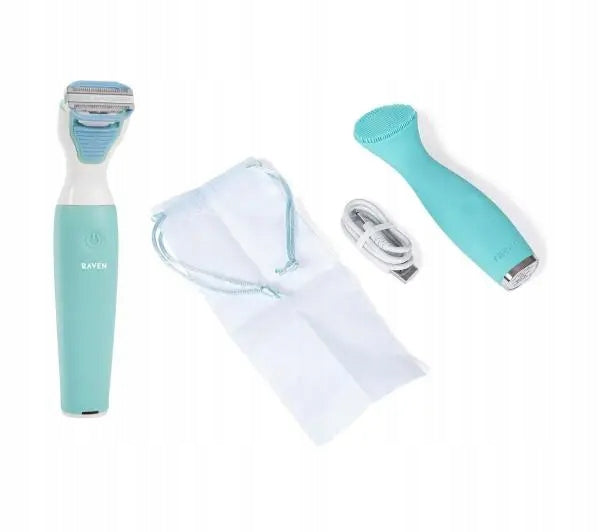 Women's shaver Raven EGD 001 T + EMS facial brush