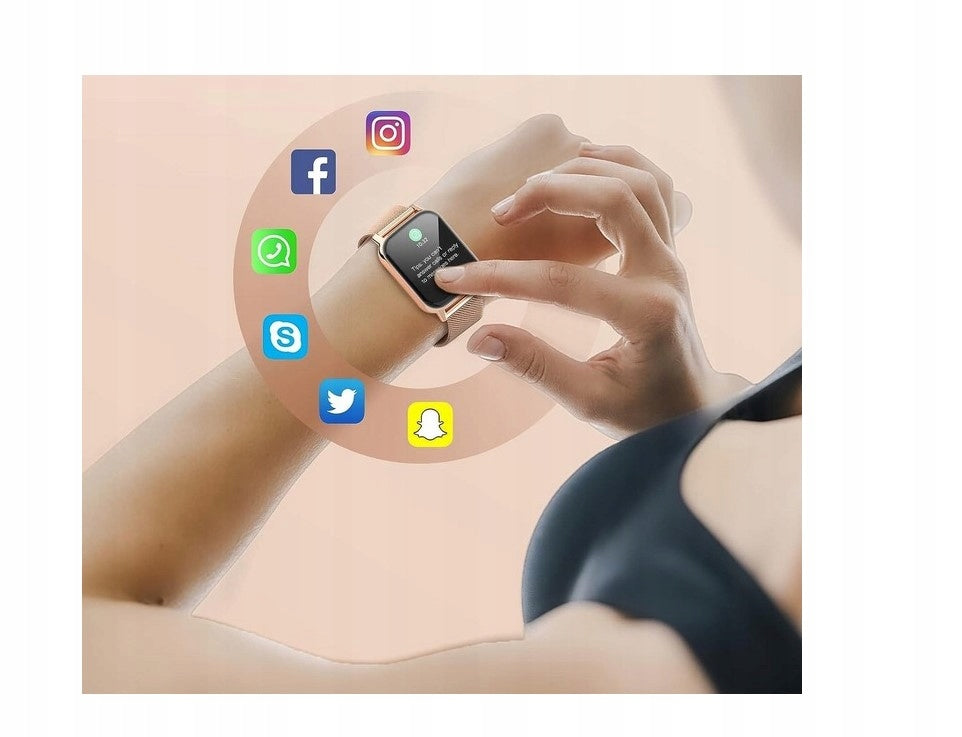 Women's smartwatch G91 stylish watch with sports and health features Model other