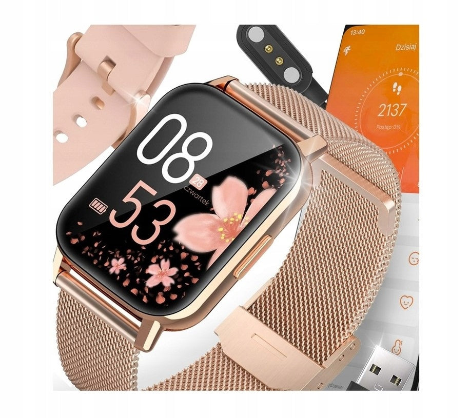 Women's smartwatch G91 stylish watch with sports and health features