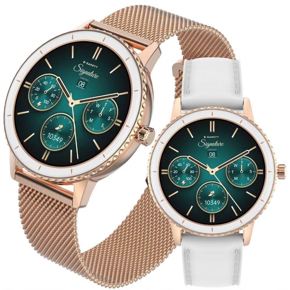 Women's smartwatch Garett Grace rose gold mesh + lip gloss freebie Manufacturer code 5904238485064