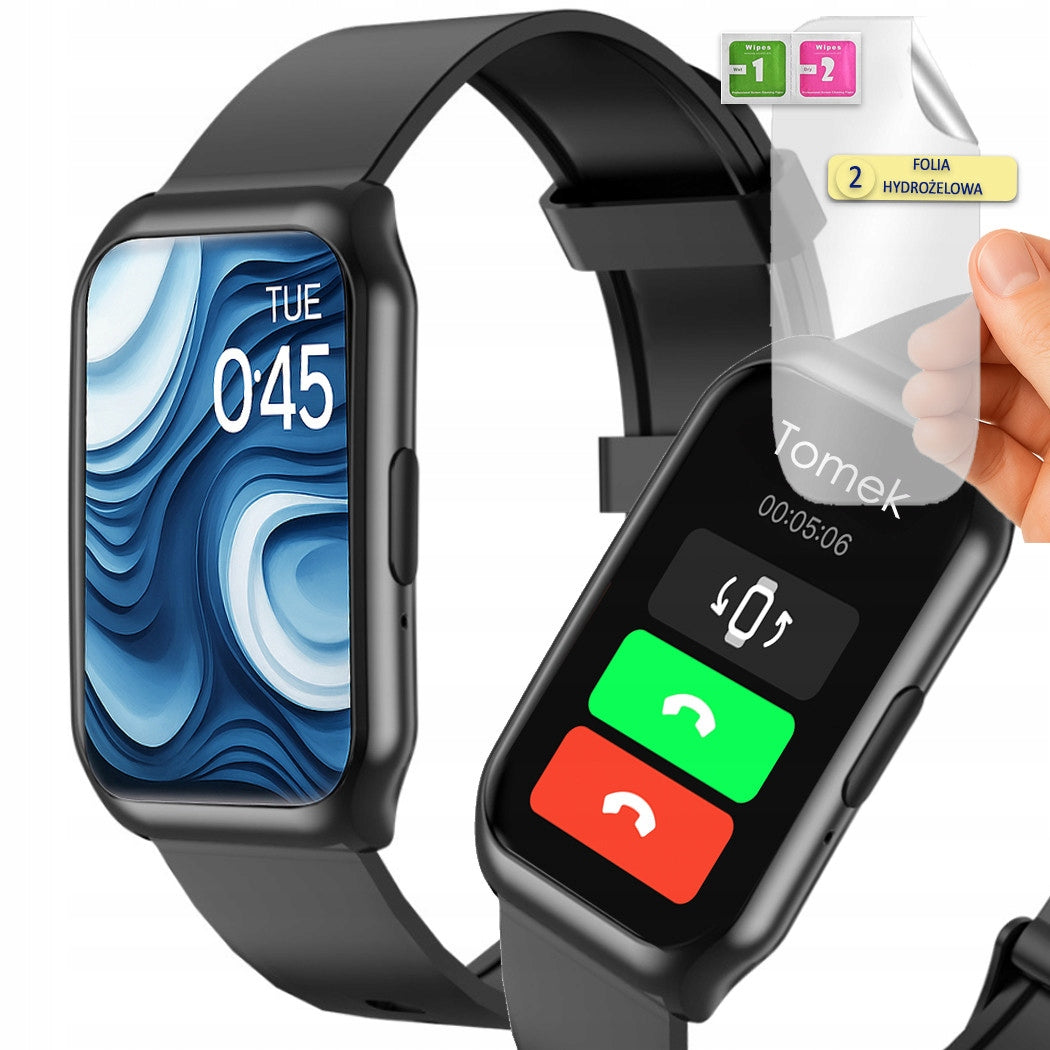 Women's smartwatch for men - calls, SMS, steps, calculator ,stylish band