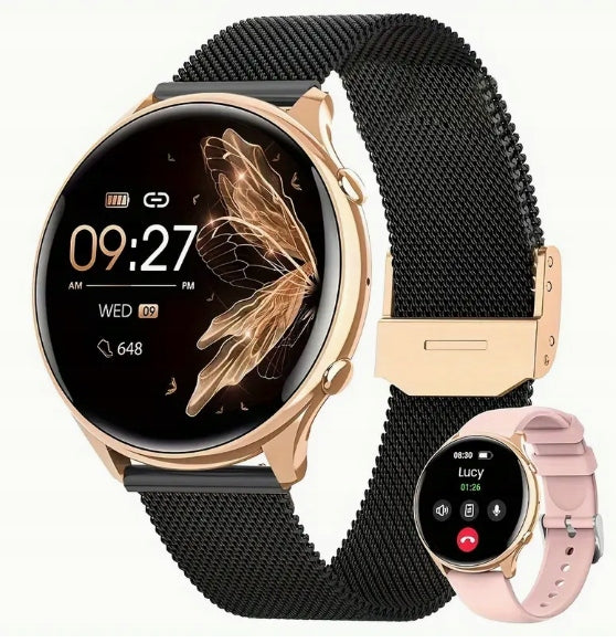 Women's smartwatch with phone function 1,32" + additional strap FREEBIE! 1427