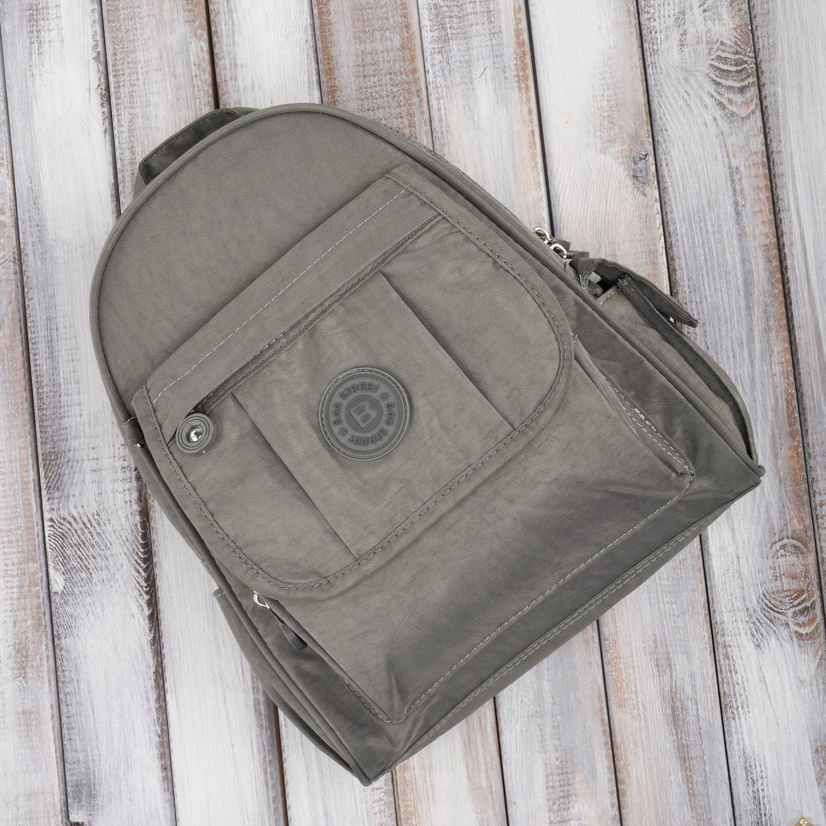 Women's sports backpack youth material fashionable grey Brand BAG STREET