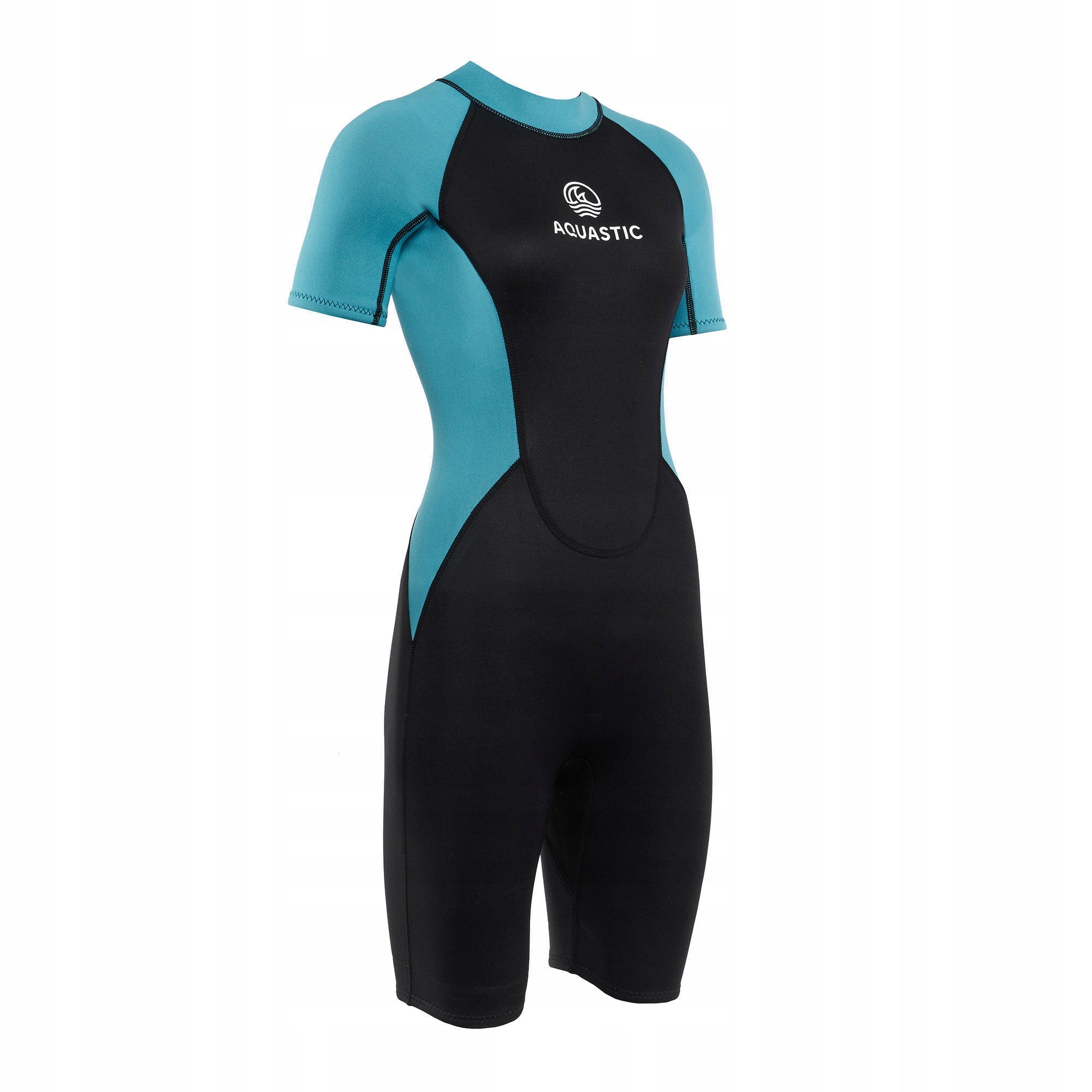 Women's swimming foam AQUASTIC Wavey WMNS 2 mm black/mint