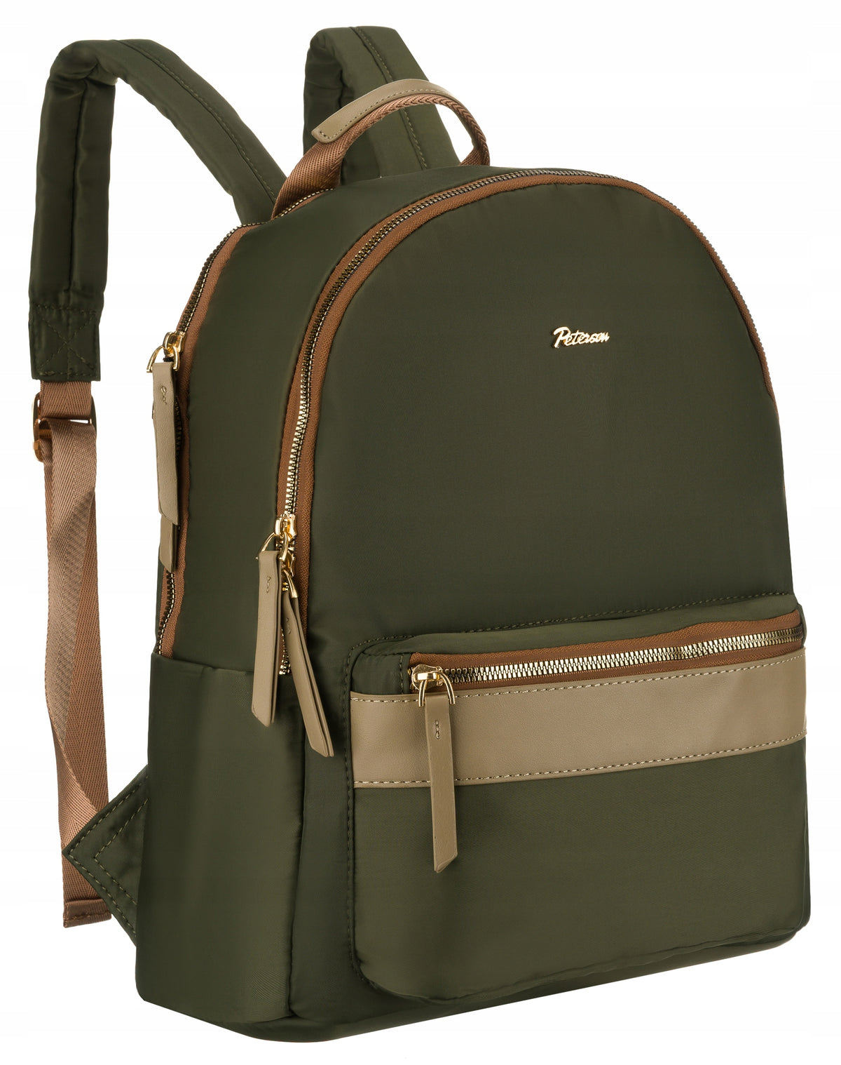 Women's two-chamber city backpack for university capacious Peterson