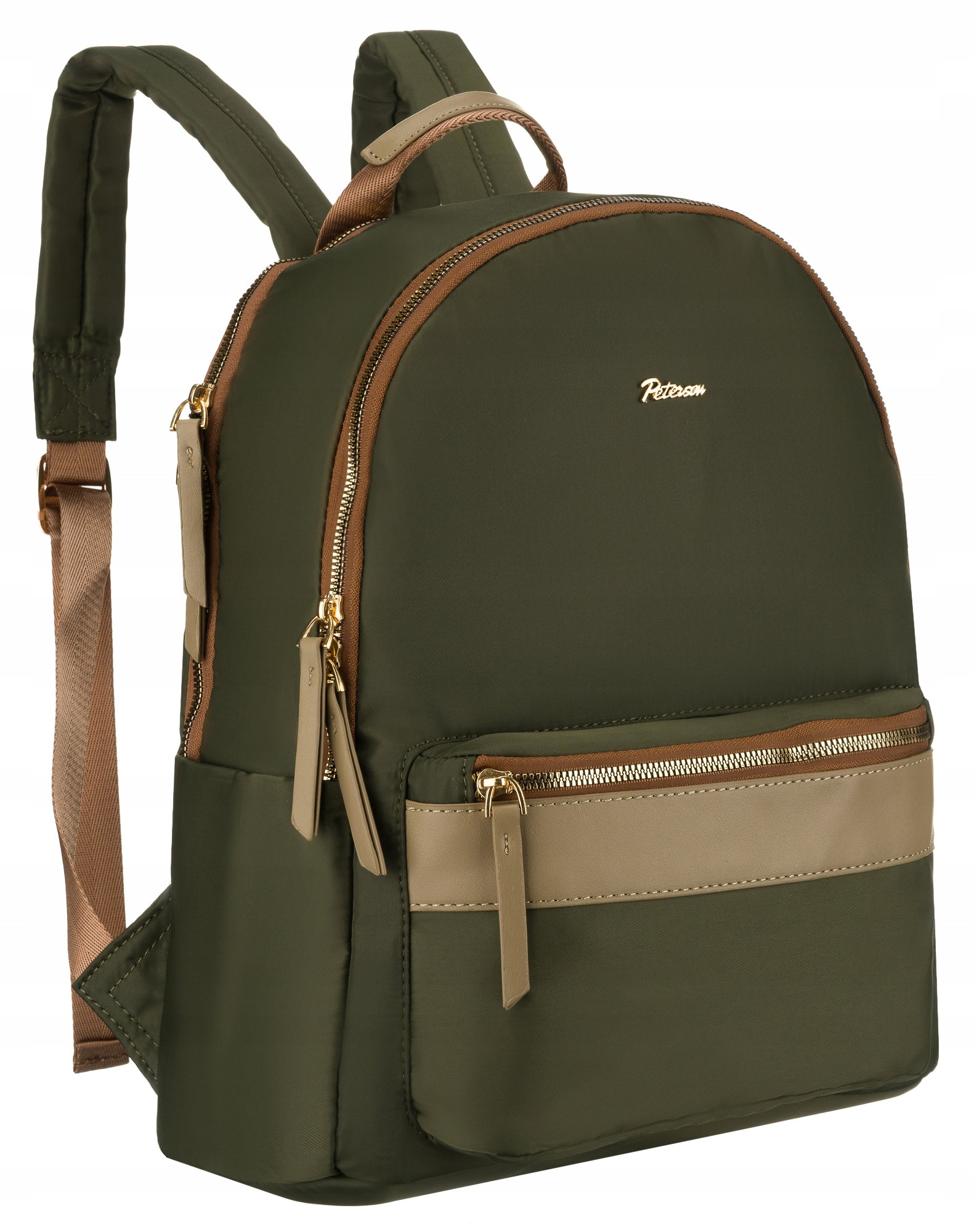 Women's two-chamber city backpack for university capacious Peterson