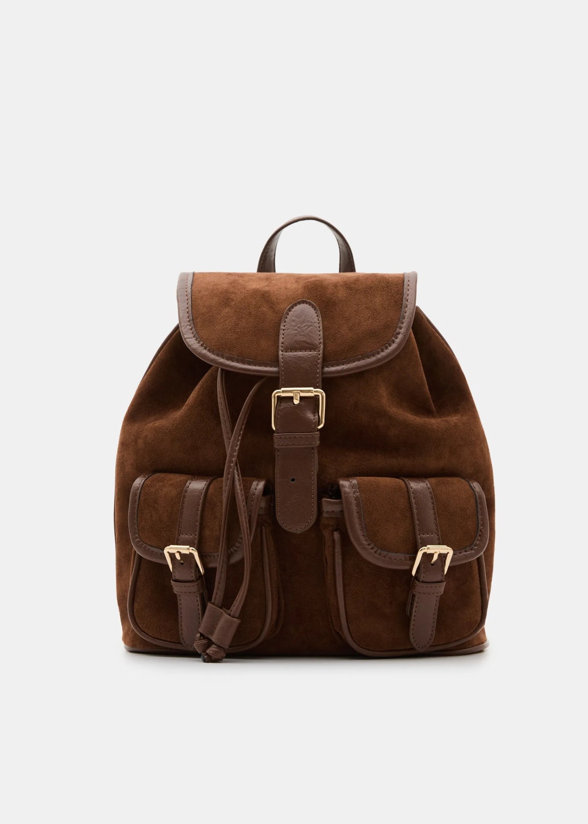 Women's urban backpack DIVERSE HORSEE Brown