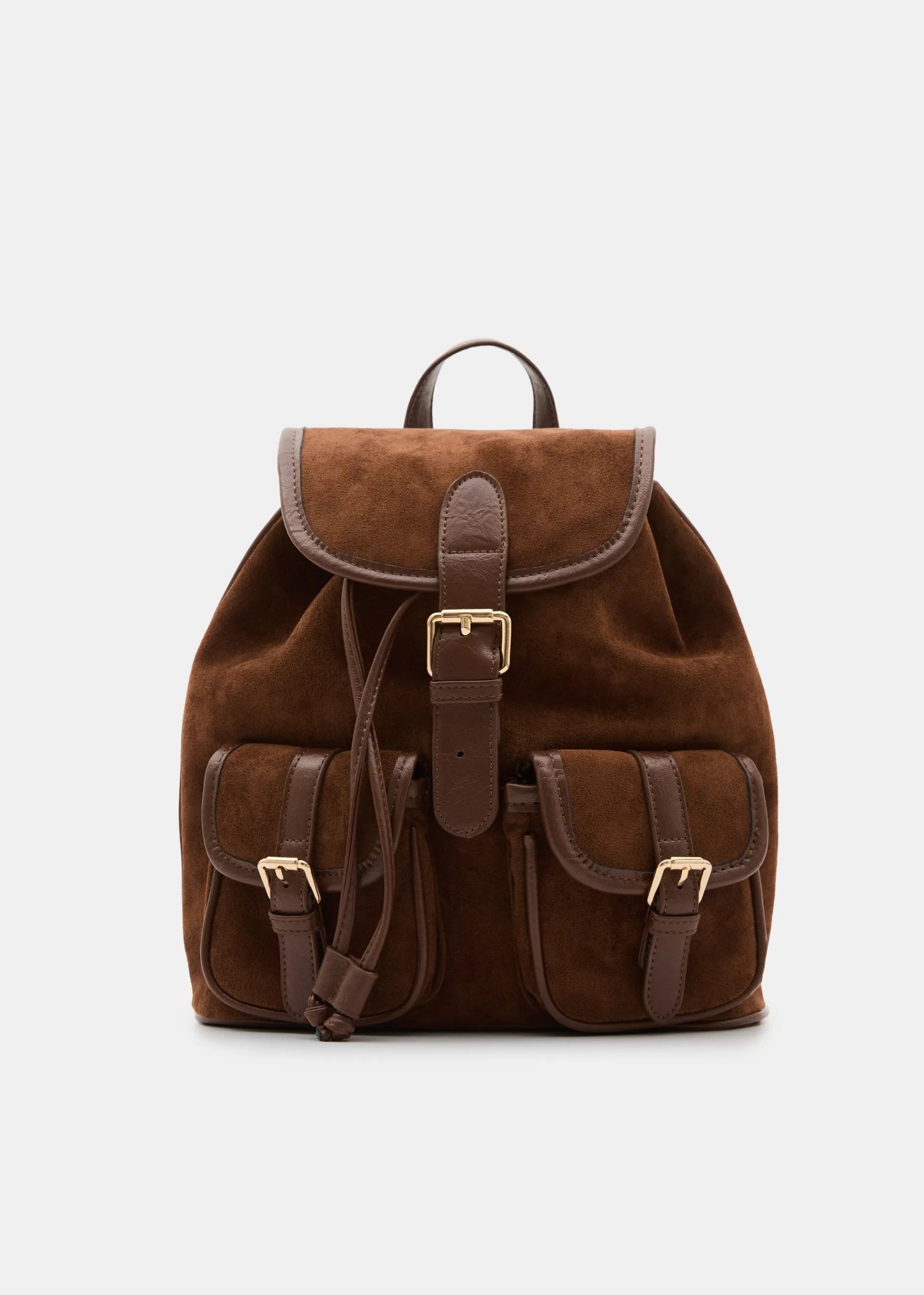 Women's urban backpack DIVERSE HORSEE Brown