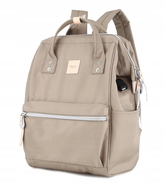 Women's urban backpack Himawari Sorrel HM1881 for laptop 13,3 USB #16 coffee Brand Himawari