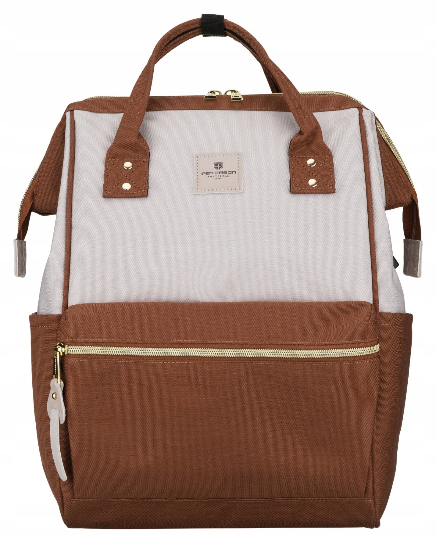 Women's urban backpack PETERSON lightweight fabric backpack long shoulder straps