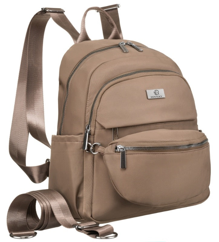 Women's urban backpack Rovicky with sachet bum bag detachable with shoulder strap