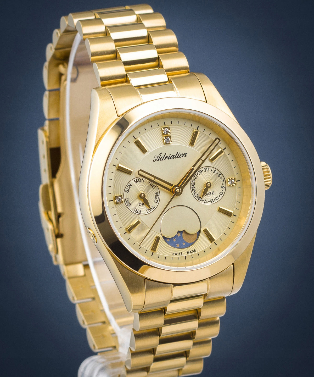Women's watch Adriatica Moonphase Packaging status original