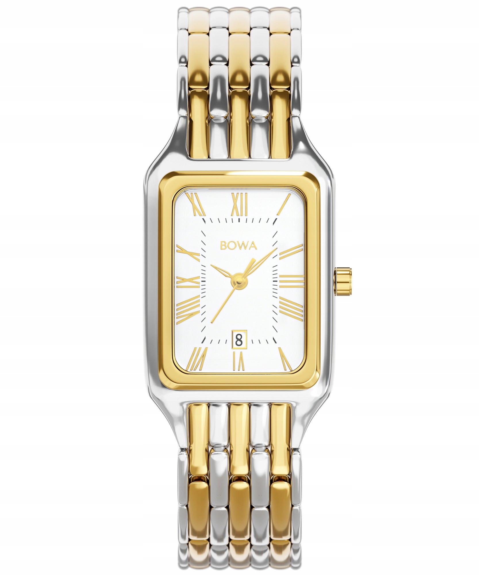 Women's watch BOWA Barcelona White Silver-Gold Steel 23