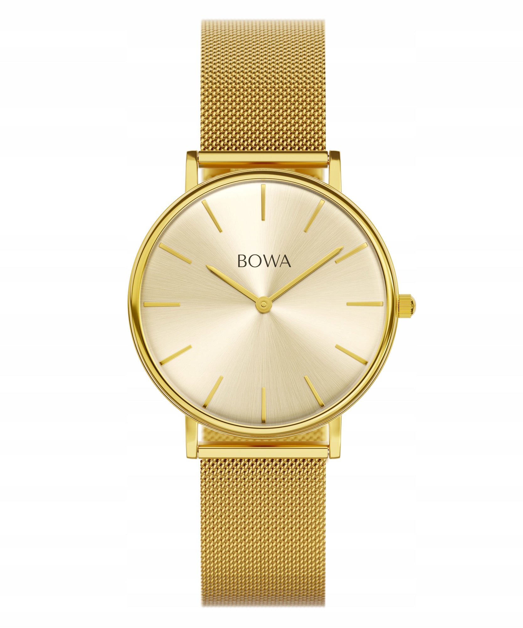 Women's watch BOWA New York Petite Full Gold Mesh 34 Bowa-NY344-44-184M