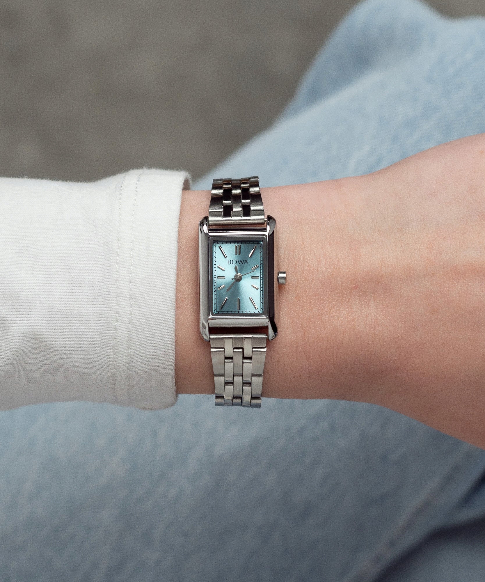 Women's watch BOWA Paris Ice-Blue Silver Steel 20 Brand no brand