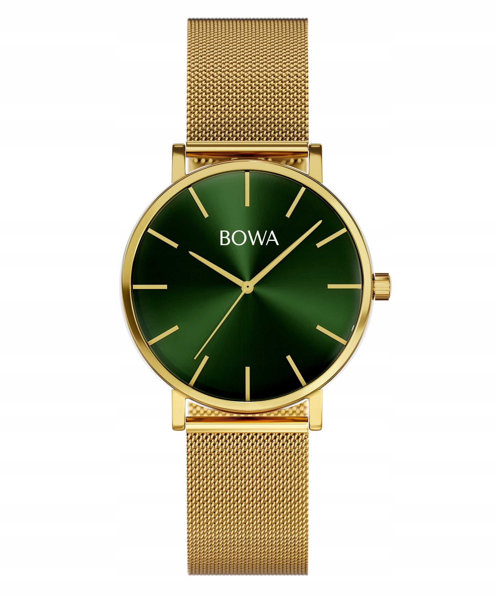 Women's watch BOWA Tokyo Green Gold Mesh 33 Bowa-TO334-04-164M
