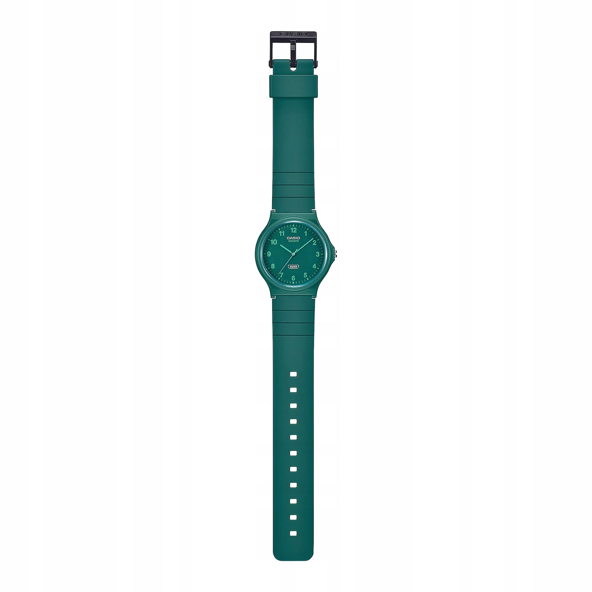 Women's watch Casio MQ-24B-3BEF green Batteries included yes