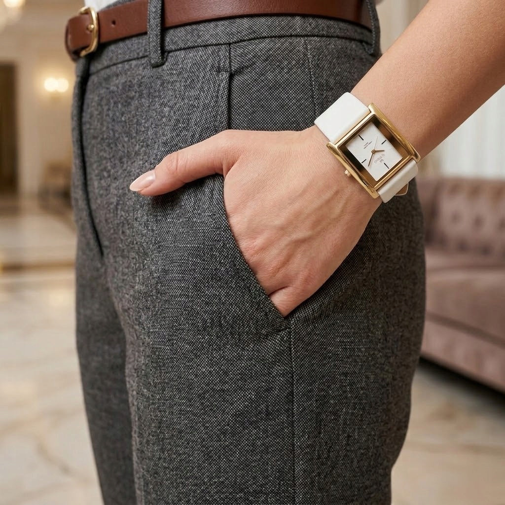 Women's watch G. Rossi classic dial and leather strap - box + ENGRAVING Brand G. Rossi
