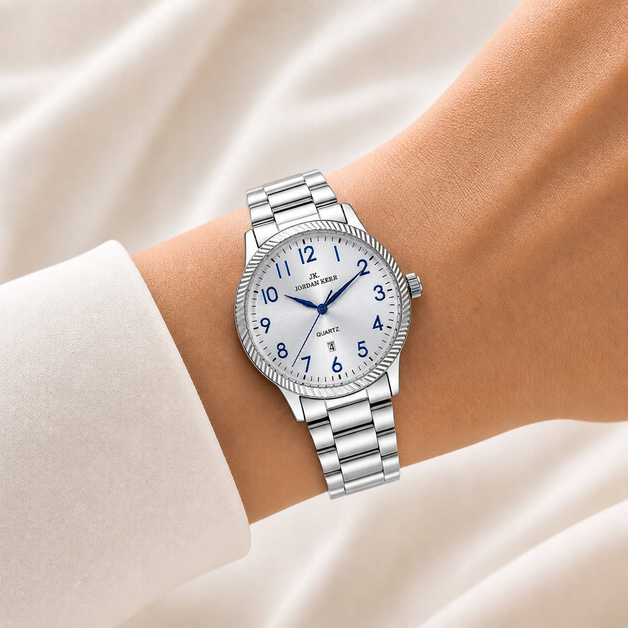 Women's watch Jordan Kerr Stella elegant model on bracelet silver Brand Jordan Kerr