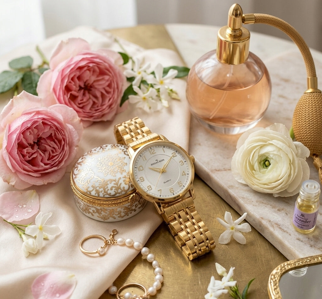 Women's watch Jordan Kerr gold readable dial with numbers PERFECT GIFT Brand Jordan Kerr