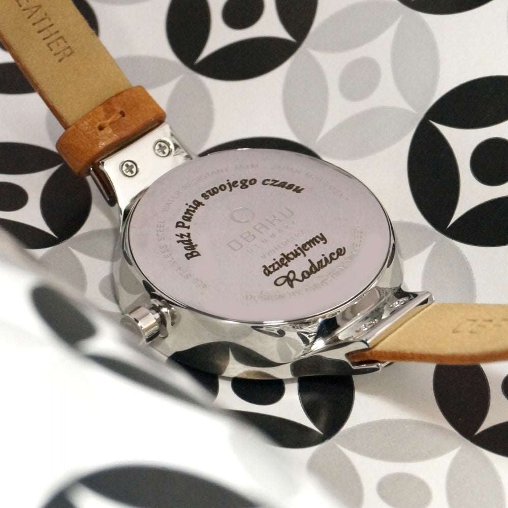Women's watch Obaku Denmark V256LXCIMC silver Batteries included yes