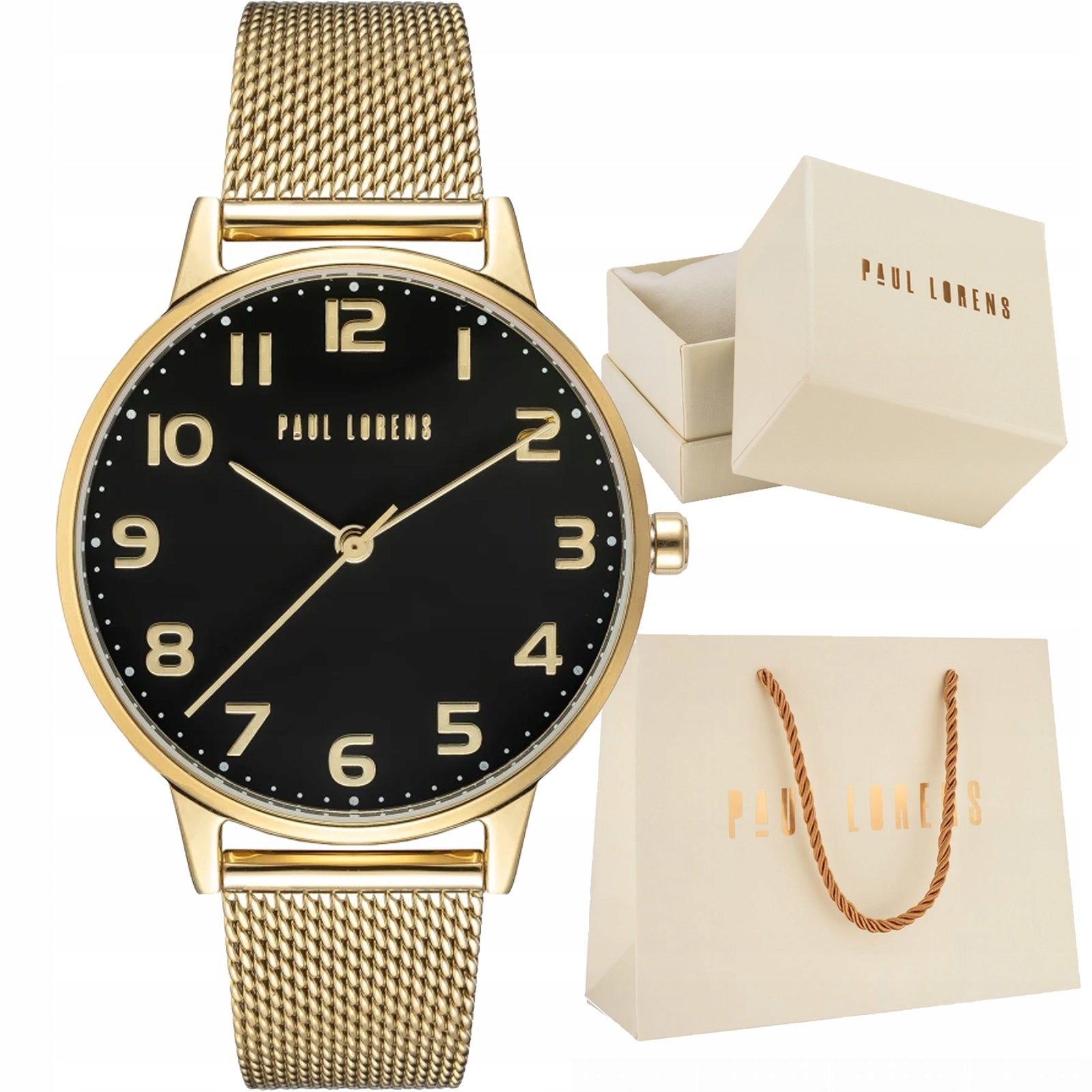 Women's watch Paul Lorens 11715B2-1D1 LARGE NUMBERS perfect for everyday use