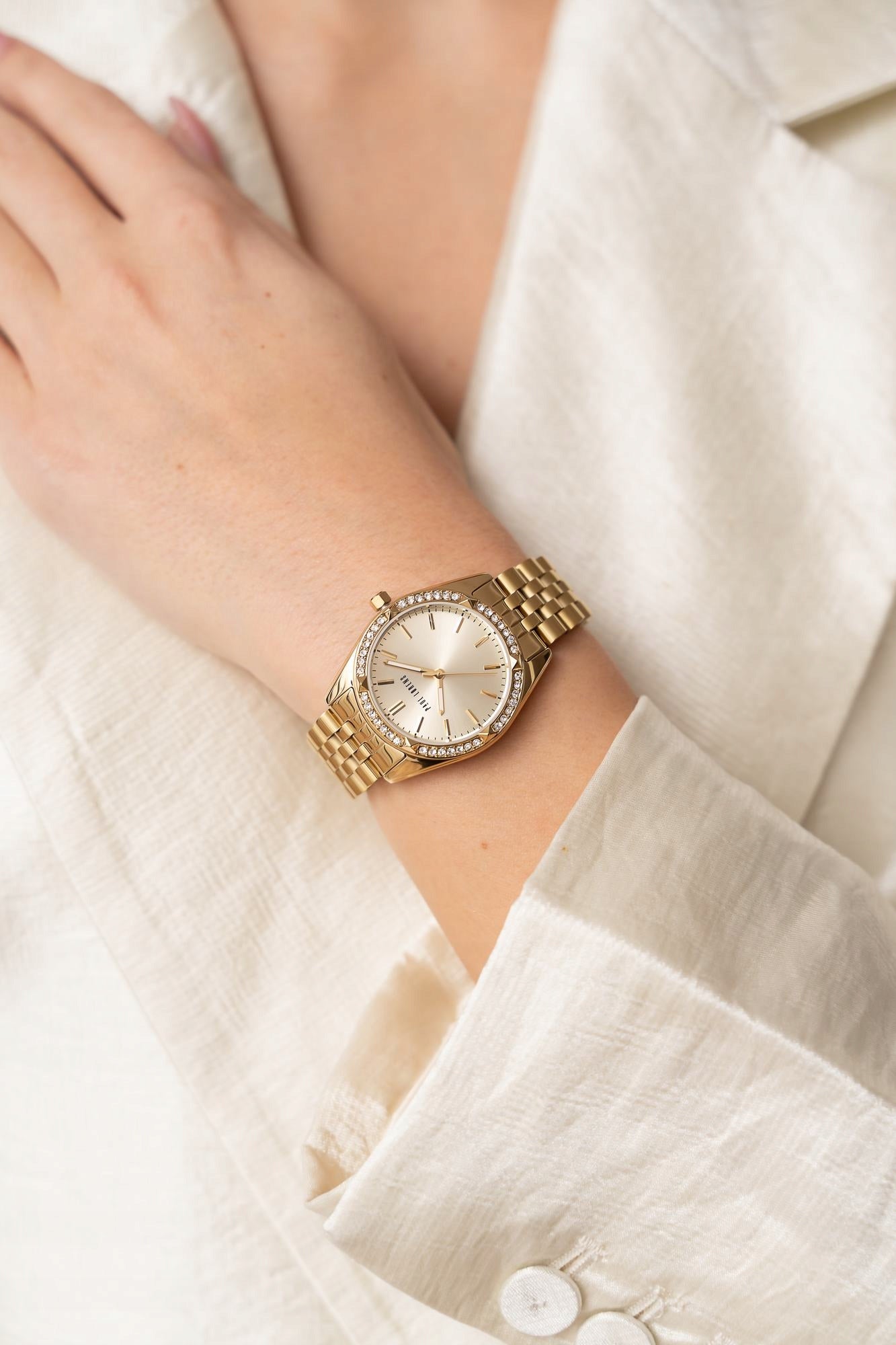 Women's watch Paul Lorens DIANE on bracelet case with zircons ENGRAVING EAN (GTIN) 5905258705453