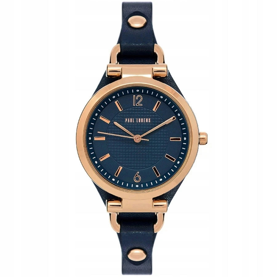 Women's watch Paul Lorens DORA leather strap with pad + box Brand Paul Lorens