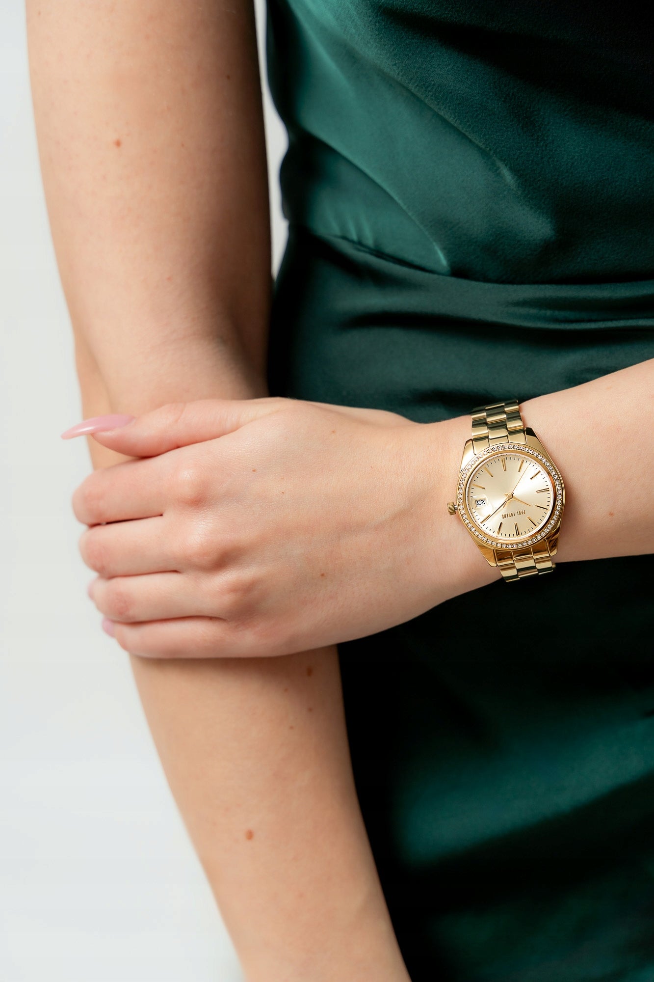 Women's watch Paul Lorens LATIFA elegant with zircons - DATE + ENGRAVING EAN (GTIN) 5905258708522