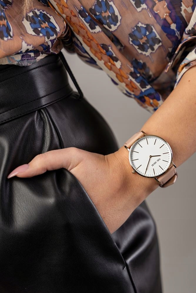 Women's watch Paul Lorens LONGIE -MOM'S DAY-natural leather+ENGRAVING Brand Paul Lorens
